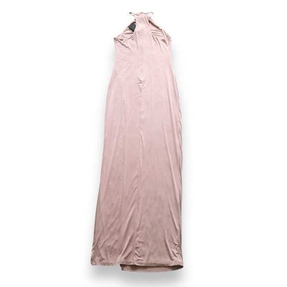 NBD Pinot Gown Maxi High Slit Blush Pink NWT Size Medium - Picture 4 of 7